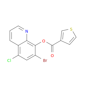 3-Thiophenecarboxylic acid, 7-bromo-5-chloro-8-quinolinyl ester