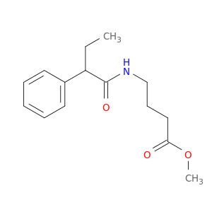 Butanoic acid, 4-[(1-oxo-2-phenylbutyl)amino]-, methyl ester