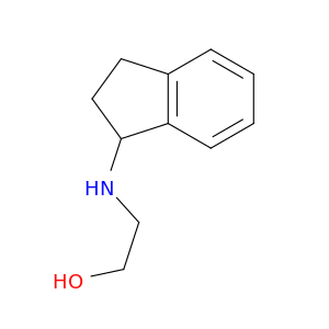 2-[(2,3-dihydro-1H-inden-1-yl)amino]ethan-1-ol