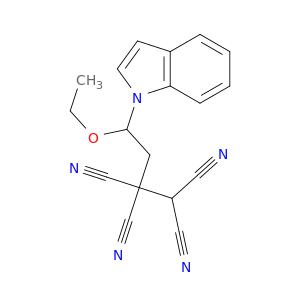 1,1,2,2-Butanetetracarbonitrile, 4-ethoxy-4-(1H-indol-1-yl)-