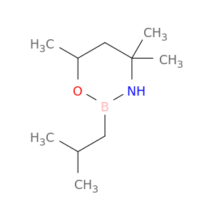 2H-1,3,2-Oxazaborine, tetrahydro-4,4,6-trimethyl-2-(2-methylpropyl)-