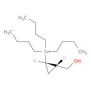 Cyclopropanemethanol, 2-(tributylstannyl)-, cis-