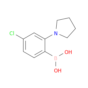 硼酸,B-[4-氯-2-(1-吡咯烷基)苯基]-