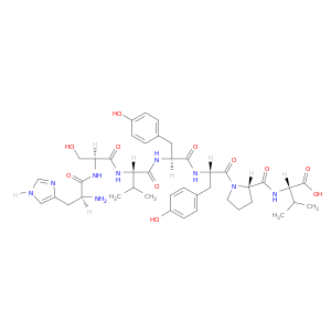 L-Valine, L-histidyl-L-seryl-L-valyl-L-tyrosyl-L-tyrosyl-L-prolyl-