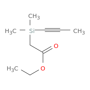 Acetic acid, (dimethyl-1-propynylsilyl)-, ethyl ester