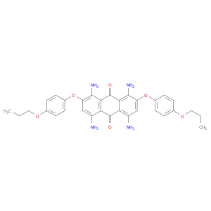 9,10-Anthracenedione, 1,4,5,8-tetraamino-2,7-bis(4-propoxyphenoxy)-