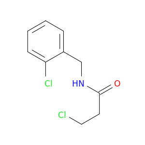 3-Chloro-N-(2-chlorobenzyl)propanamide
