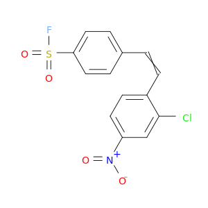 4-[2-(2-chloro-4-nitrophenyl)ethenyl]benzenesulfonyl fluoride