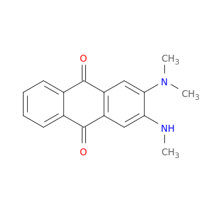 9,10-Anthracenedione, 2-(dimethylamino)-3-(methylamino)-