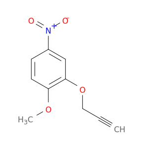 Benzene, 1-methoxy-4-nitro-2-(2-propynyloxy)-