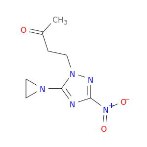 2-Butanone,4-[5-(1-aziridinyl)-3-nitro-1H-1,2,4-triazol-1-yl]-