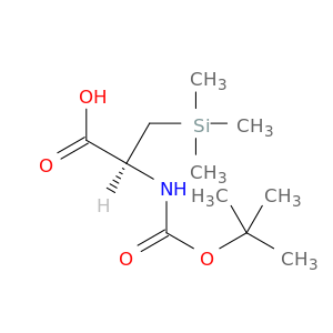 D-Alanine, N-[(1,1-dimethylethoxy)carbonyl]-3-(trimethylsilyl)-