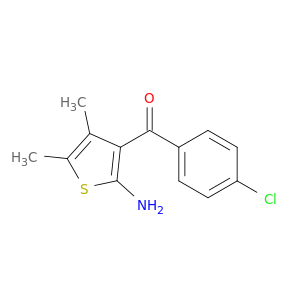 (2-氨基-4,5-二甲基-3-噻吩)(4-氯苯基)甲酮