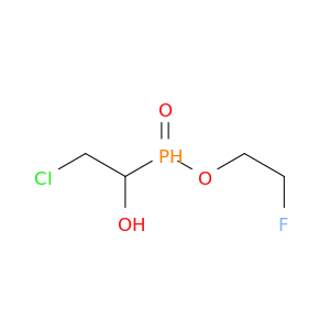 Phosphinic acid, (2-chloro-1-hydroxyethyl)-, 2-fluoroethyl ester