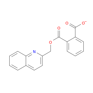 1,2-Benzenedicarboxylic acid, mono(2-quinolinylmethyl) ester