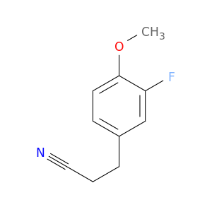 3-Fluoro-4-methoxyphenylpropanenitrile
