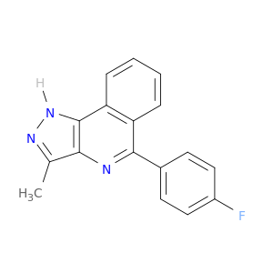 1H-Pyrazolo[4,3-c]isoquinoline, 5-(4-fluorophenyl)-3-methyl-