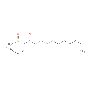 14-Pentadecenenitrile, 4-(methylsulfinyl)-5-oxo-