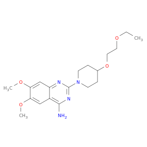 2-[4-(2-ethoxyethoxy)piperidin-1-yl]-6,7-dimethoxyquinazolin-4-amine