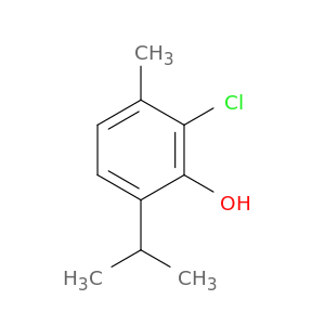 2-氯-3-甲基-6-(1-甲乙基)苯酚