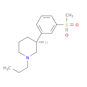 (S)-3-(3-(Methylsulfonyl)phenyl)-1-propylpiperidine