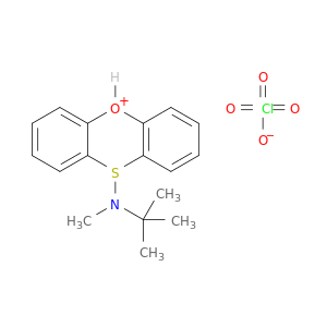 Phenoxathiinium, 10-[(1,1-dimethylethyl)methylamino]-, perchlorate