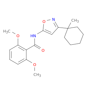 Benzamide, 2,6-dimethoxy-N-[3-(1-methylcyclohexyl)-5-isoxazolyl]-