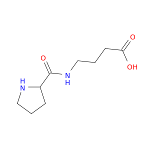 Butanoic acid, 4-[(2-pyrrolidinylcarbonyl)amino]-