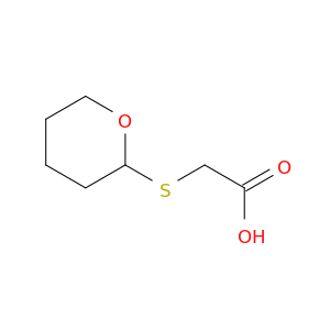 Acetic acid, [(tetrahydro-2H-pyran-2-yl)thio]-