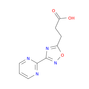 3-[3-(Pyrimidin-2-yl)-1,2,4-oxadiazol-5-yl]propanoic Acid