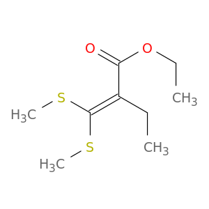 Butanoic acid, 2-[bis(methylthio)methylene]-, ethyl ester