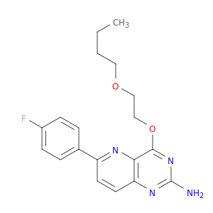 Pyrido[3,2-d]pyrimidin-2-amine, 4-(2-butoxyethoxy)-6-(4-fluorophenyl)-