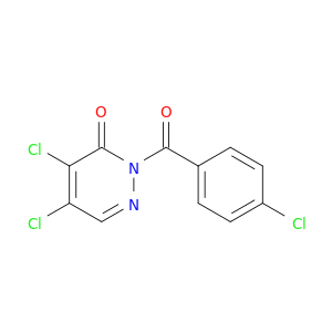 3(2H)-Pyridazinone, 4,5-dichloro-2-(4-chlorobenzoyl)-