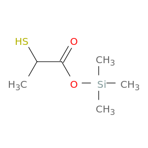 Propanoic acid, 2-mercapto-, trimethylsilyl ester