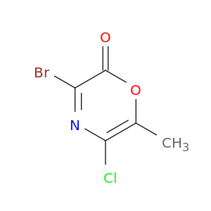 2H-1,4-Oxazin-2-one, 3-bromo-5-chloro-6-methyl-