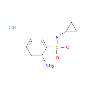 2-Amino-N-cyclopropylbenzene-1-sulfonamide Hydrochloride