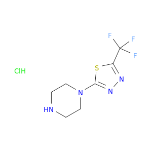 2-(Piperazin-1-yl)-5-(trifluoromethyl)-1,3,4-thiadiazole hydrochloride