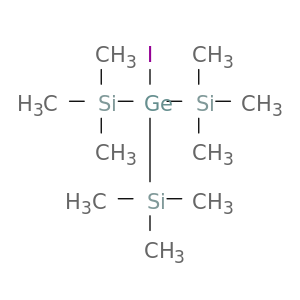 Silane, (iodogermylidyne)tris[trimethyl-