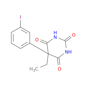 2,4,6(1H,3H,5H)-Pyrimidinetrione, 5-ethyl-5-(3-iodophenyl)-