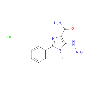 1H-Imidazole-4-carboxamide, 5-hydrazino-2-phenyl-, hydrochloride