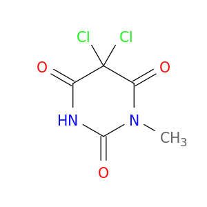 2,4,6(1H,3H,5H)-Pyrimidinetrione, 5,5-dichloro-1-methyl-