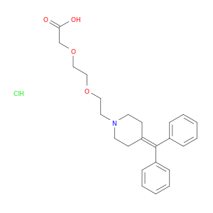 (2-{2-[4-(diphenylmethylidene)piperidin-1-yl]ethoxy}ethoxy)acetic acid hydrochloride(1:1)