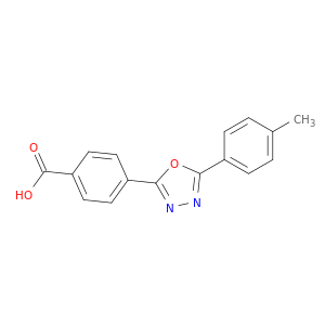 4-[5-(4-甲基苯基)-1,3,4-恶二唑-2-基]苯甲酸