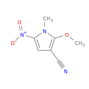 1H-Pyrrole-3-carbonitrile, 2-methoxy-1-methyl-5-nitro-