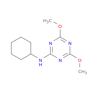 1,3,5-Triazin-2-amine, N-cyclohexyl-4,6-dimethoxy-
