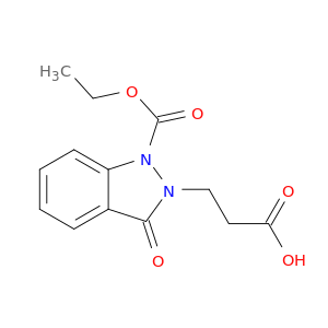 2H-Indazole-2-propanoic acid, 1-(ethoxycarbonyl)-1,3-dihydro-3-oxo-