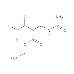 Ethyl 4,4-difluoro-3-oxo-2-(ureidomethylene)butanoate