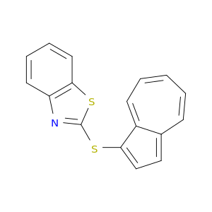 Benzothiazole, 2-(1-azulenylthio)-