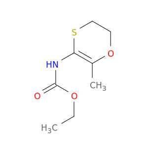 Carbamic acid, (5,6-dihydro-2-methyl-1,4-oxathiin-3-yl)-, ethyl ester