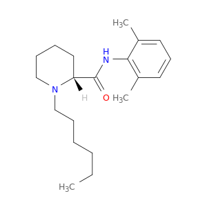 2-Piperidinecarboxamide, N-(2,6-dimethylphenyl)-1-hexyl-, (R)-